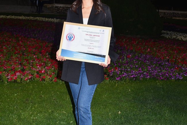 KRSU graduate Meerim Turganbaeva became the winner of the VII World Festival of Epics of the Peoples of the World